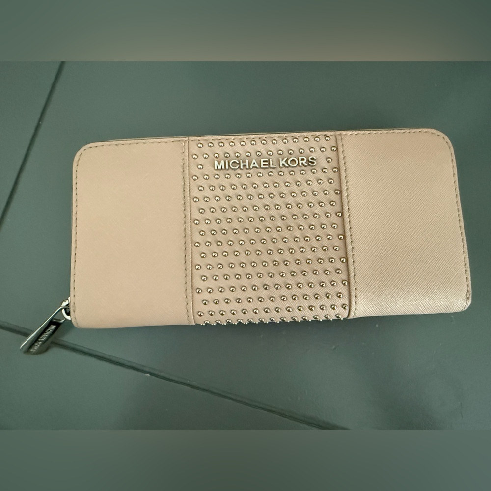 Michael Kors Pink Studded Women's Wallet
